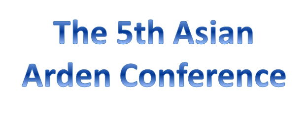 5th Asian Arden Conference 2013 Nagoya, 5 AWAA[fJt@X
