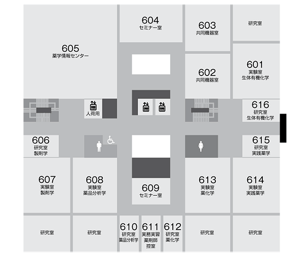 薬学部棟6階