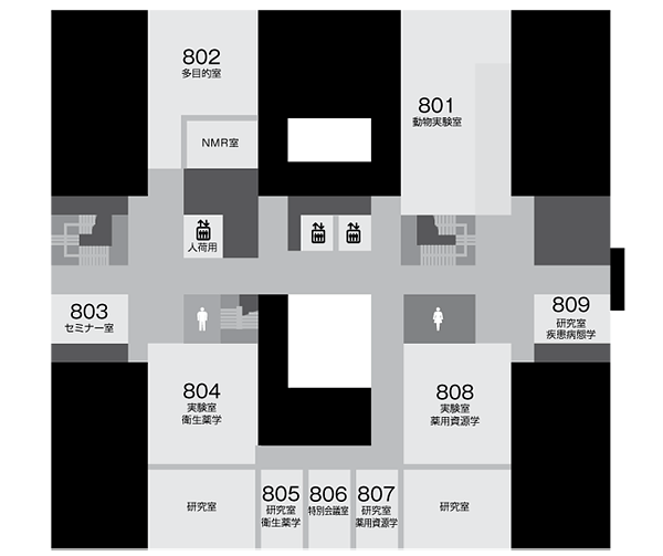 薬学部棟8階