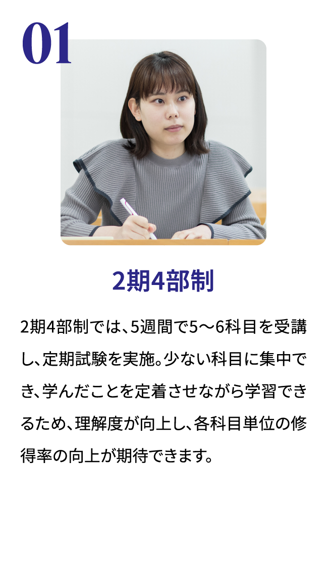 2期4部制